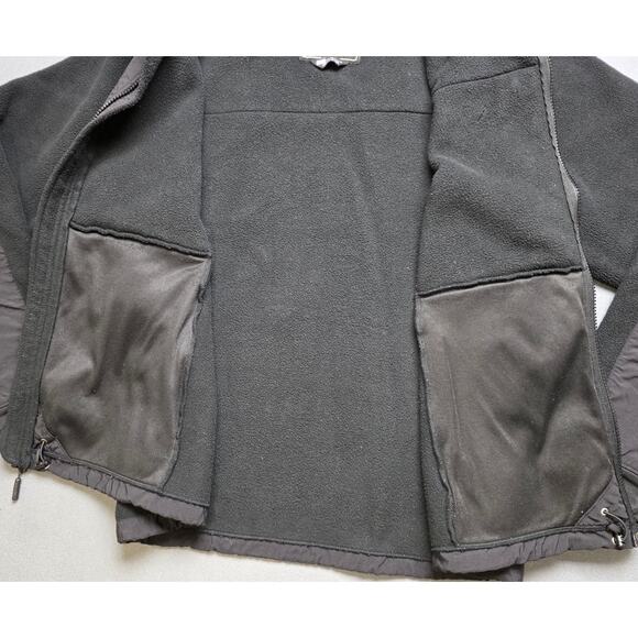 The North Face Denali 2 Fleece Jacket Womens Large Black Polartec Repreve Eco - Picture 9 of 11